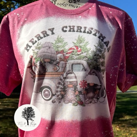 "Merry Christmas Gnomes" Sublimation T-Shirt