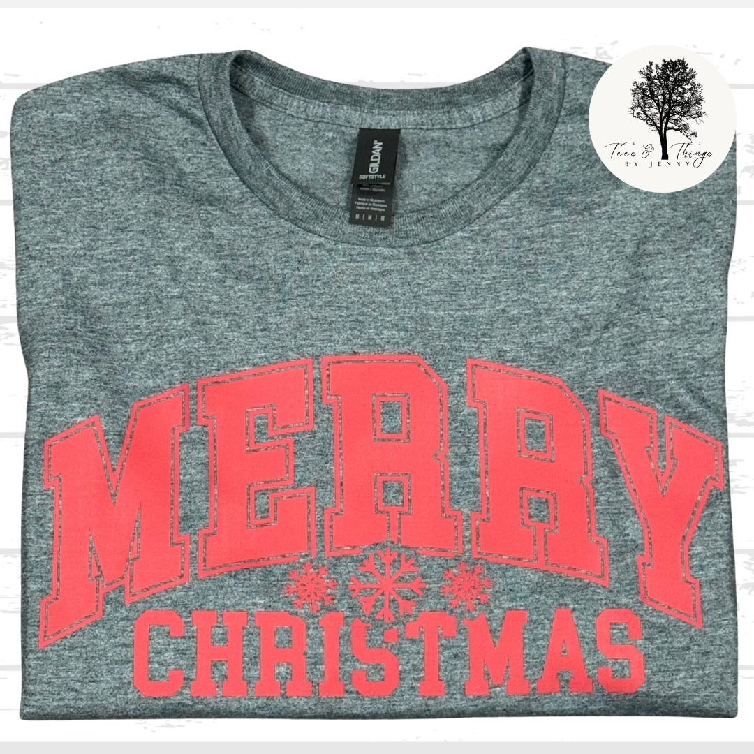 "Merry Christmas Red"T-Shirt