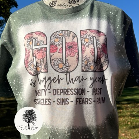 "God is Bigger" Sublimation T-Shirt